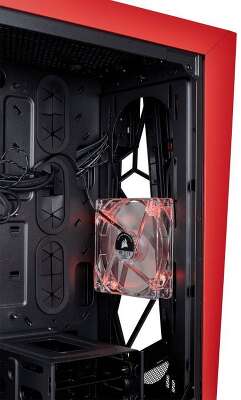 Корпус Corsair Carbide SPEC-OMEGA, черный/красный, ATX, Без БП (CC-9011120-WW)