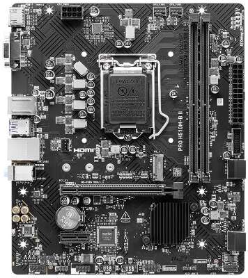 Материнская плата MSI PRO H510M-B II (LGA1200/H470/2xDDR4/mATX/VGA, HDMI) (PRO H510M-B II)