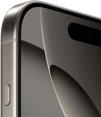 Смартфон Apple A3292 iPhone 16 Pro 256Gb титан моноблок 3G 4G 1Sim 6.3" 1206x2622 iOS 18 48Mpix 802.11 a/b/g/n/ac/ax/be NFC GPS Protect