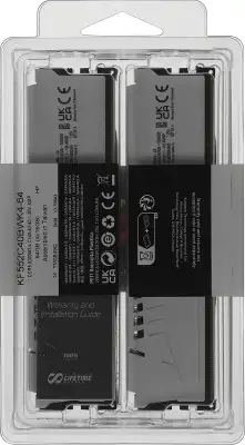 Память DDR5 4x16GB 5200MHz Kingston KF552C40BWK4-64 Fury Beast RTL Gaming PC5-41600 CL40 DIMM 288-pin 1.25В kit single rank с радиатором Ret