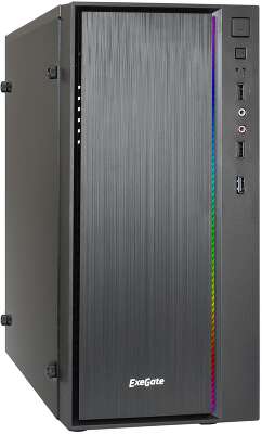 Корпус ExeGate mEVO-9301, черный, mATX, 500W (EX283749RUS)