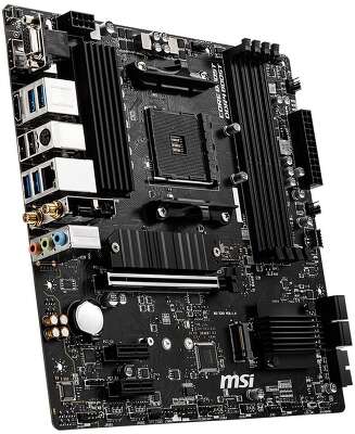 Материнская плата MSI B550M PRO-VDH WIFI B550, AM4, 4*DDR4, 1*PCIEx16, 2*PCIEx1, 2*M.2, 1*TypeC, 6*USB3.2Gen1, 6*USB2.0, 4*SATA3.0, 1G, VGA, DP, HDMI, M-ATX, RTL