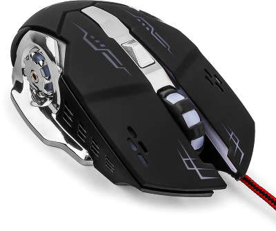 Мышь игровая Гарнизон GM-710G, "Альфард", код "Survarium", USB, чип Х3, черн., софт тач, 2400 DPI