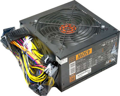 Блок питания 450W Ginzzu PB450 12CM 80+ (без шнура питания)