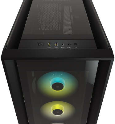 Корпус Corsair iCUE 5000X RGB, черный, ATX, Без БП (CC-9011212-WW)