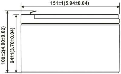 Аккумулятор HRL1234W F2 WBR 