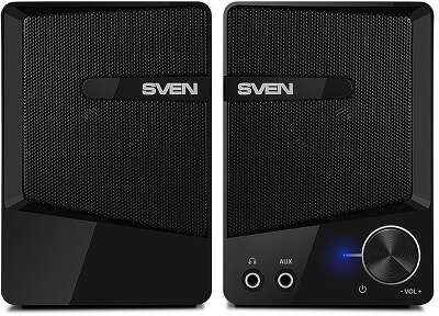 Колонки Sven 248 2.0 черный 6Вт
