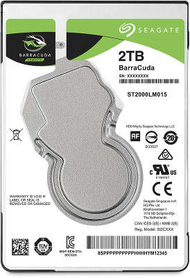 Жесткий диск 2.5" Seagate SATA-III 2Tb ST2000LM015 Barracuda (5400rpm) 128Mb