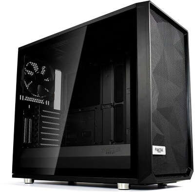 Корпус Fractal Design Meshify S2 TG Dark, черный, ATX, Без БП (FD-CA-MESH-S2-BKO-TGD)