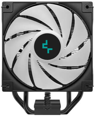 Вентилятор для процессора Deepсool AG400 DIGITAL BK ARGB black (Soc 1700/115X/1200/AM5/AM4, 120mm, 2100rpm, 31.6 дБ, 220W, PWM 4-pin, Al+Cu)