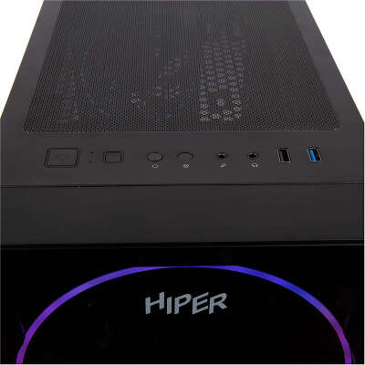 Корпус HIPER BH33, черный, ATX, Без БП (BH33)