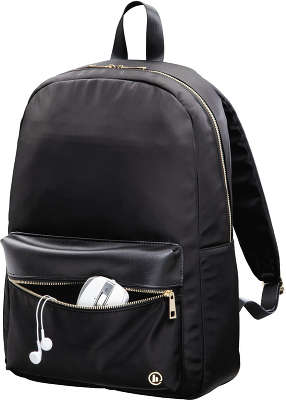 Рюкзак для ноутбука 14" Hama Mission, черный/золотистый полиэстер (00101588)