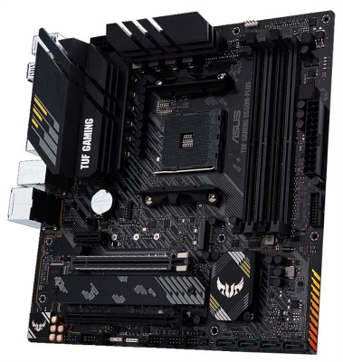 Материнская плата ASUS TUF GAMING B550M-PLUS, Socket AM4, B550, 4*DDR4, HDMI+DP, CrossFireX, SATA3 + RAID, Audio, 2,5Gb LAN, USB 3.2*8, USB 2.0*6, COM*1 header (w/o cable) mATX ; 90MB14A0-M0EAY0