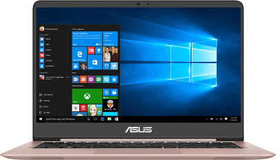 Ноутбук ASUS ZenBook UX410UF Pink 14" FHD i7-8550U/8/1000+256SSD/MX130 2G/WF/BT/CAM/W10