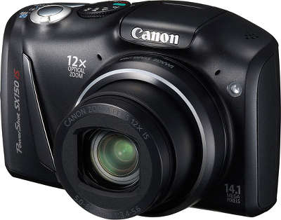 Цифровая фотокамера Canon PowerShot SX150 IS Black