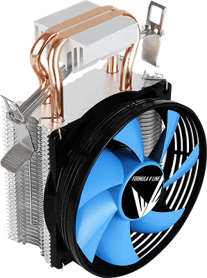 Кулер для процессора Formula V Line Verkho 2, 90mm FAN, 2 HEAT PIPES, 4-PIN PWM, 800-2000 RPM, 15-25DBA, HYDRO BEARING, LGA1700/1200/115x/775, AM5/AM4/AM3+/AM3/AM2+/AM2/FM2/FM1