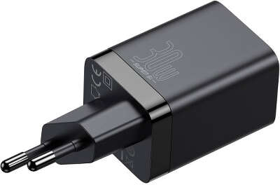 Зарядное устройство Baseus Super Si Pro Quick Charger USB-C/USB 30W, Black [CCSUPP-E01]