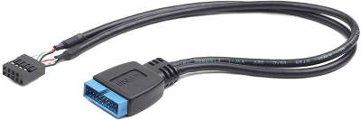 Внутренний USB2 - USB3 кабель Cablexpert CC-U3U2-01, 9pin/19pin, 0.3m