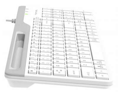 Клавиатура проводная A4Tech Fstyler FK25 white/grey USB slim (FK25 WHITE)
