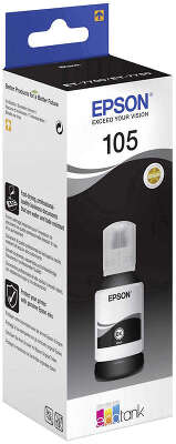 Чернила Epson T00Q140 чёрные, пигментные