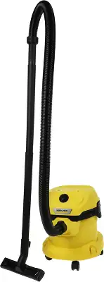 Строительный пылесос Karcher WD 2 Plus V-12/6/18/C 1000Вт (уборка: сухая/влажная) желтый