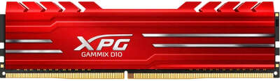 Модуль памяти DDR4 DIMM 16Gb DDR3200 ADATA XPG GAMMIX D10 Red (AX4U320016G16A-SR10)