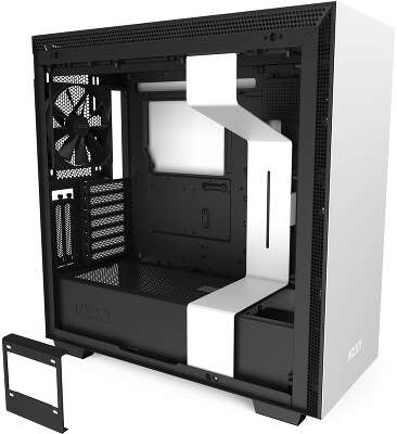 Корпус NZXT H710i White/black, белый, ATX, Без БП (CA-H710I-W1)