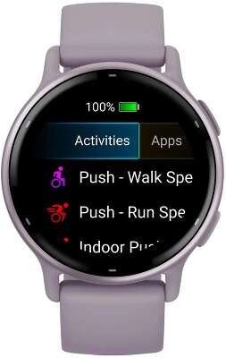 Garmin Vivoactive 5 - Orchid Спортивные часы 010-02862-13 Цвет орхидеи с металлическим безелем и силиконовым ремешком