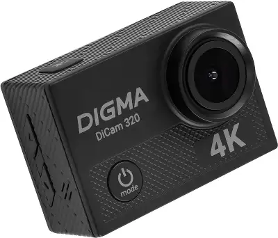 Экшн-камера Digma DiCam 320 черный