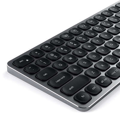Беспроводная клавиатура Satechi Aluminum Bluetooth Keyboard with Numeric Keypad, Grey [ST-AMBKM-RU]