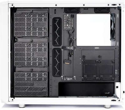 Корпус Fractal Design Meshify S2 TG Clear, белый, ATX, Без БП (FD-CA-MESH-S2-WT-TGC)