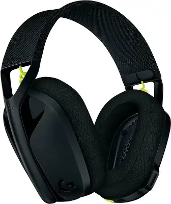 Наушники с микрофоном Logitech G435 черный/желтый накладные BT/Radio оголовье (981-001051)