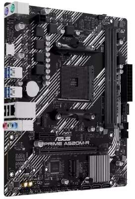 ASUS PRIME A520M-R (Socket AM4, mATX, 2xDDR4(64GB), HDMI 2.1, 1xPCIe 3.0x16/1xPCIe 3.0, 1xLAN, 4xSATA 6Gb/s, 1xM.2, 4xUSB 3.2, 2xUSB 2.0, 2xPS/2)