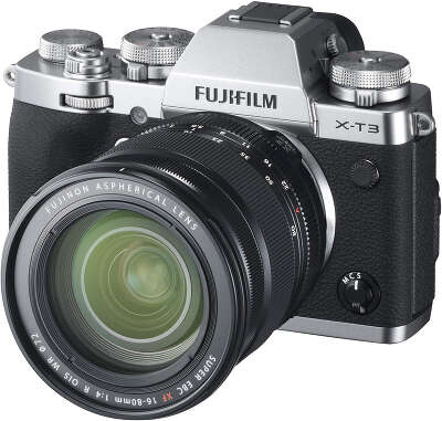 Цифровая фотокамера Fujifilm X-T3 Silver kit (16-80 мм f/4.0 R OIS WR)