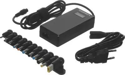 Блок питания Ippon D90U автоматический 90W 15V-19.5V 11-коннект. 4.5A 2.1A от бытовой электросети LСD индикатор