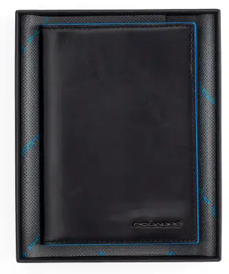 Обложка для документов Piquadro Blue Square PP5246B2R/N черный натур.кожа