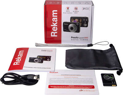 Фотоаппарат Rekam Presto zoom 850 bl черный 21Mpix 2.7