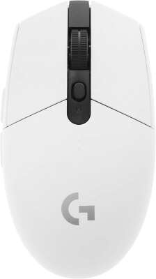 Мышь беспроводная игровая Logitech G304 LIGHTSPEED White (USB, оптическая, 12000 dpi, 6but) (910-005295)