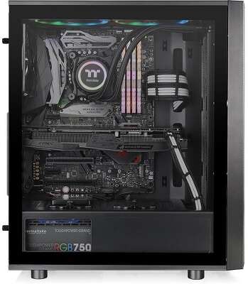 Корпус Thermaltake Versa J25 TG RGB, черный, ATX, Без БП (CA-1L8-00M1WN-01)