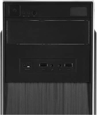 Корпус Digma DC-MATX100-U2, черный, mATX, Без БП (DC-MATX100-U2)