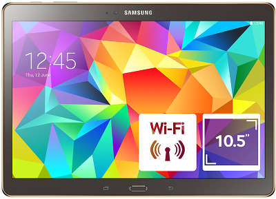 Планшетный компьютер 10" Samsung Galaxy Tab S 16Gb Titan [T800NTSASER]