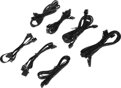 Блок питания Formula ATX 1200W VL-1200G5 MOD Gen.5 80+ gold (20+4pin) APFC 140mm fan lt.blue LED 7xSATA Cab Manag RTL