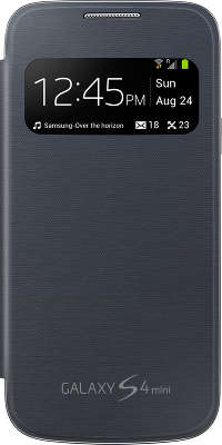 Чехол - книжка Samsung S-View для GT-I9192 Galaxy S4 mini, Black (EF-CI919BBEGRU)