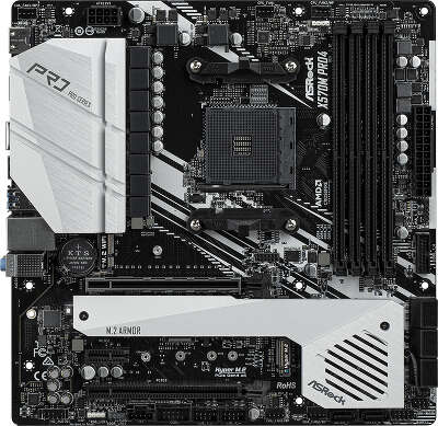 Материнская плата microATX LGAAM4 ASRock X570M Pro4