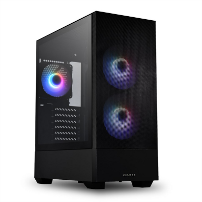 Корпус LIAN LI Lancool 205 Mesh Black, Medium Case: ATX, Micro-ATX, Mini-ITX, 2xUSB 3.0, 2xAudio, Included Fans: 2x140mm ARGB PWM, 1x120mm ARGB PWM