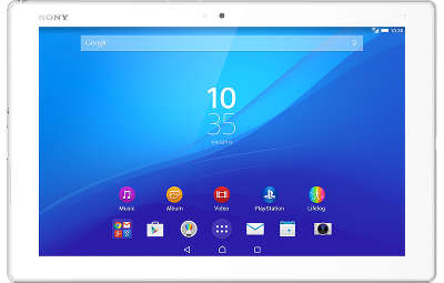 Планшетный компьютер 10,1" Sony Xperia™ Z4 Tablet 32 Гб Wi-Fi + LTE, белый [SGP771RU/W]