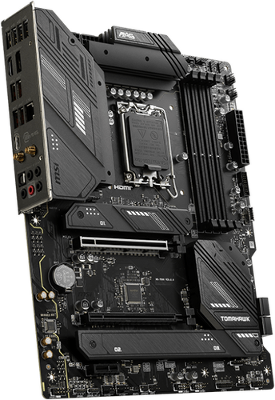 Материнская плата MSI B760 TOMAHAWK WIFI DDR5 Soc-1700, B760, 4xDDR5, ATX, 2.5Gg+VGA+HDMI+DP RTL