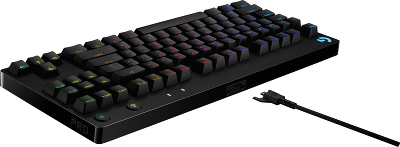 Клавиатура/ Logitech Gaming Keyboard G PRO TKL Corded Mechanical - BLACK - RUS - USB - CLICKY