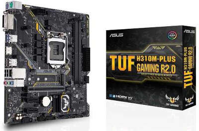 Материнская плата mATX LGA1151v2 ASUS TUF H310M-PLUS GAMING R2.0