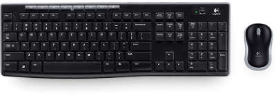 Комплект беспроводной Logitech Cordless MK270 USB (920-004518/4509)
